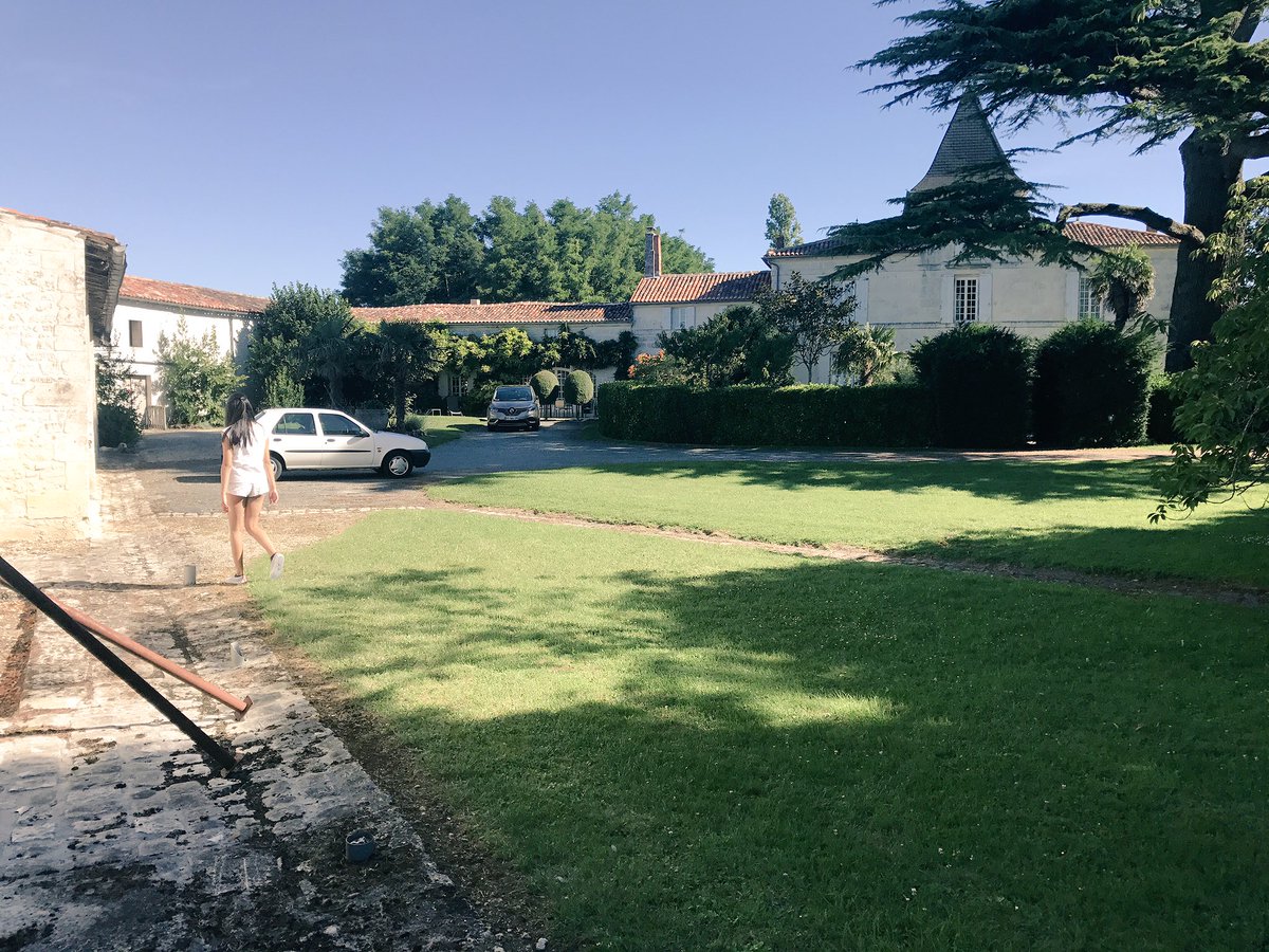 HomestayReading's tweet photo. Deserved holidays at my Dad's Manor " Les Clocheteries "in Cognac - short term rental available &amp; Visit our own Cognac distillery on site. https://t.co/VjHLGdeZPX