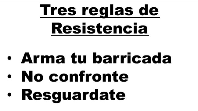 CHC31's tweet photo. REGLAS DE RESISTENCIA @DolarToday @IndignadosVezla @soldadoDfranela @ReinaldoProfeta @RossVzla29 @TITORODRIGUEZZ @ElPoliTwico @MariaCorinaYA https://t.co/zFk24m4ken