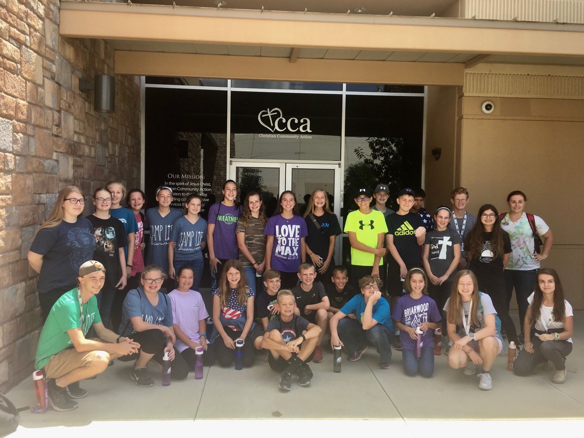 cca_helps's tweet photo. Thank you Briarwood Retreat Summer Camp for stopping by on your service day! You were tons of help at the warehouse! #CCAhelps #Volunteer https://t.co/biUzOvAfE1