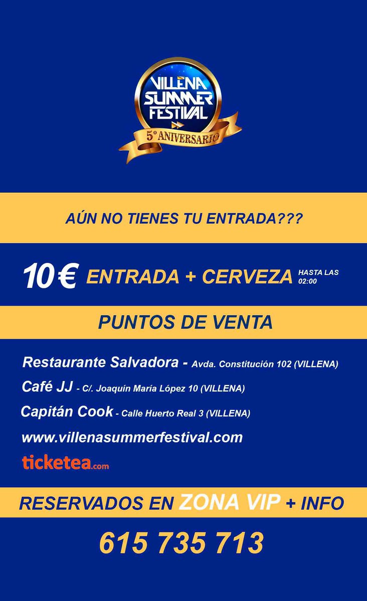 Aun no tienes tu entrada??? 🙀 Corre que se agotan... 🔜 goo.gl/iU6m5n