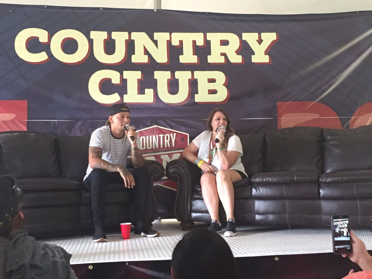 TCountrySource's tweet photo. @kanebrown stopped by the Country Club here at #CountryJamUSA! Check out the live video on our Facebook page!
#KaneBrown #JamWithTCS #CJ2017 https://t.co/JwdYNQ6pDV