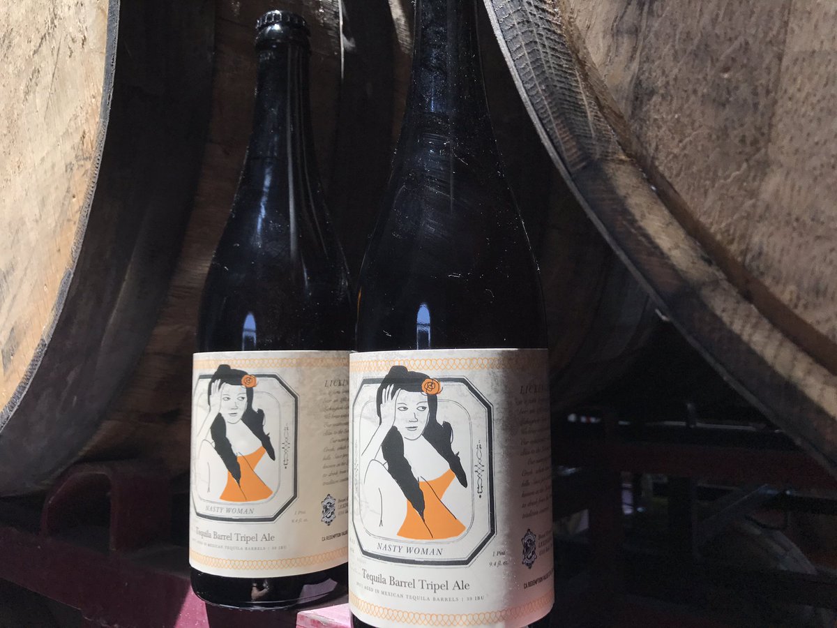 LCCB_FarmBrews's tweet photo. Nasty Woman Tequila Barrel Aged Tripel release Saturday, July 29th! Sunflowers/ music by The Bopcats/ food by Harry's Picnic Basket! https://t.co/jwS8788eOz