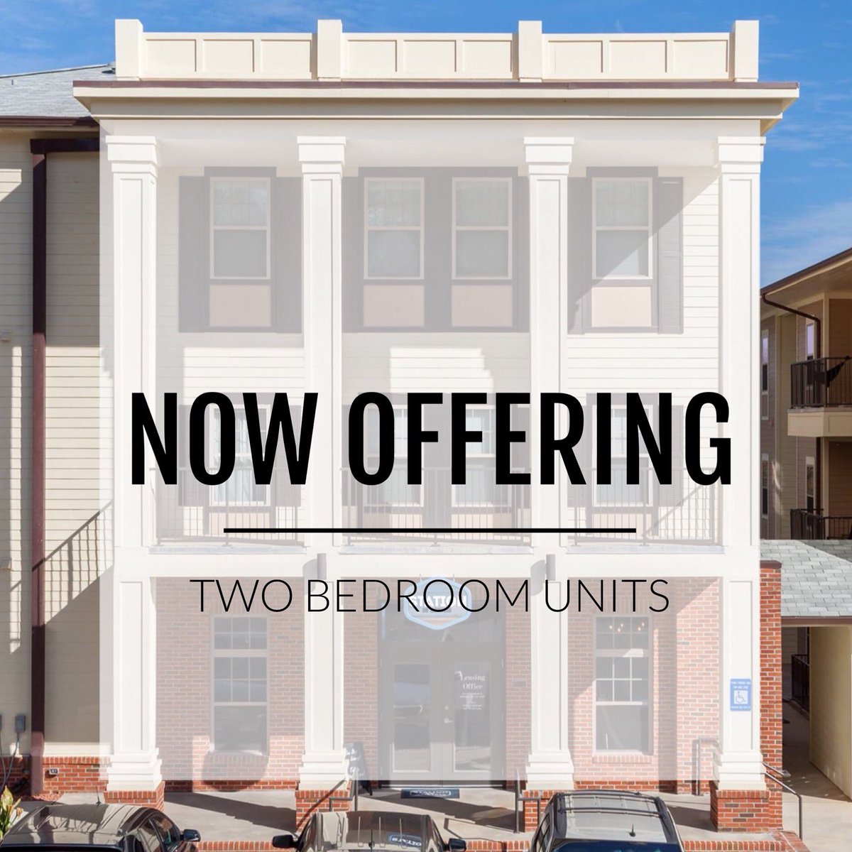 StationMcIntosh's tweet photo. We are now offering a few 2 bedroom units! Give us a call at the office if this interest you! Spaces are limited 😊🌼 https://t.co/pzzkqNxAcz