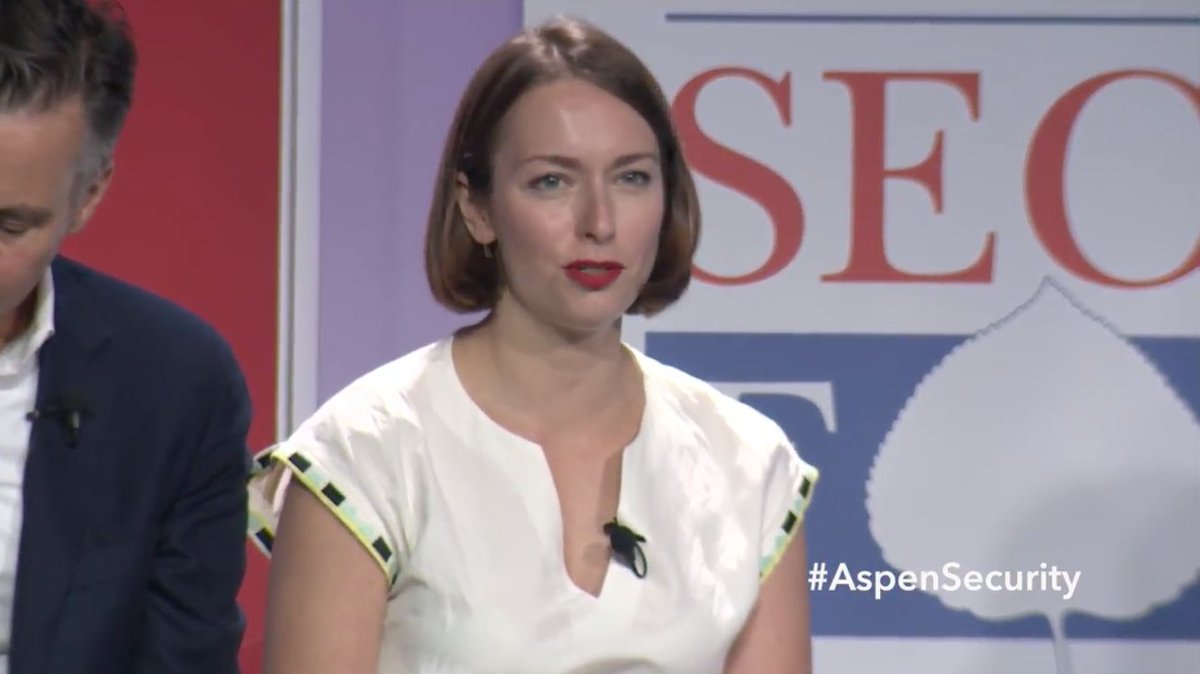 AspenSecurity's tweet photo. "Russia is a 143 million little Putins”–@juliaioffe explains that Russia wouldn’t be a better partner for West without Putin. #AspenSecurity https://t.co/zad8vF3Zh0
