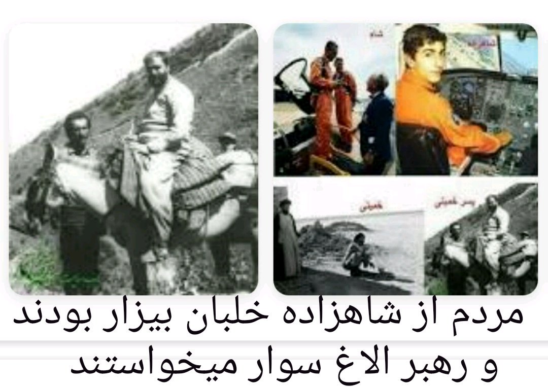 pahlaviidost's tweet photo. مردم هیچ کشوری اینگونه دست به خودکشی نمیزنند
هنگامی که رهبر الاغ سوار را بر شاهزاده خلبان ترجیح میدهند
#حامی_شاهزاده_رضا_پهلوی_هستم https://t.co/f6TEqXgpeD