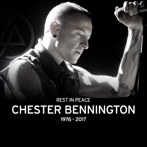 VOXamps's tweet photo. We all lost a very talented soul today. RIP to our friend, Chester. Our thoughts are with his family, friends and @linkinpark. https://t.co/4xUkwdzJQe