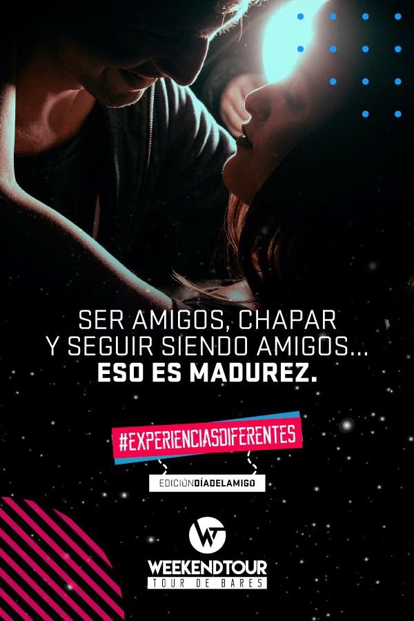 WeekendTourBa's tweet photo. ¡Traé al amigo o amiga a la que le querés dar, a vivir #ExperienciasDiferentes en #WeekendTour!🎈

Total el lunes, seguimos siendo amigos... https://t.co/mWbmByrxHe