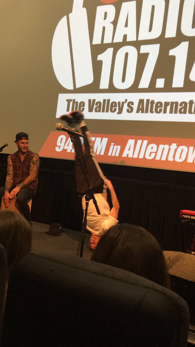 LHSMusikfest's tweet photo. just another one of the great concerts @ArtsQuest puts on! Fantastic performance by @NewPolitics at @ILoveSpinRadio's Spin Session! https://t.co/B1bTefkN0C
