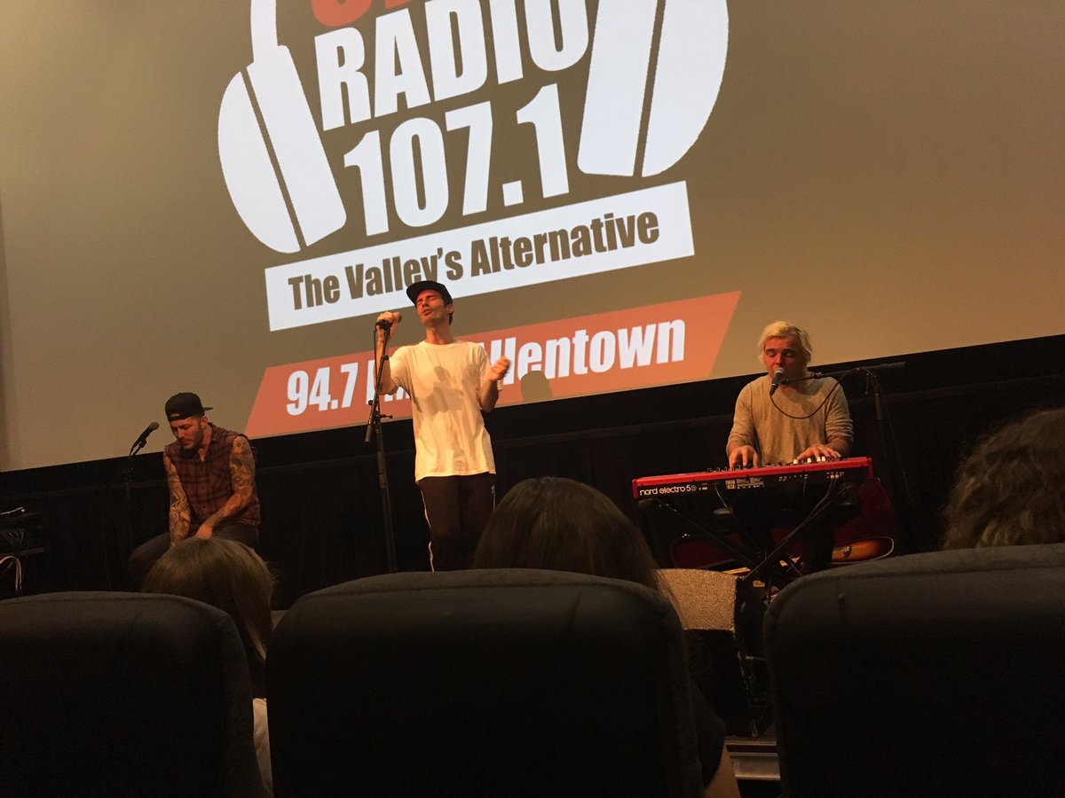 LHSMusikfest's tweet photo. just another one of the great concerts @ArtsQuest puts on! Fantastic performance by @NewPolitics at @ILoveSpinRadio's Spin Session! https://t.co/B1bTefkN0C