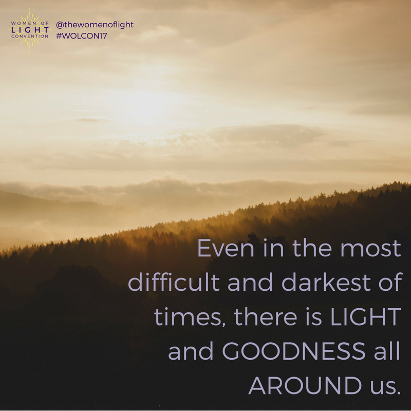 thewomenoflight's tweet photo. We couldn't agree with this more - how are YOU the light that surrounds someone? ✨
#WOLCON17 ✨ https://t.co/8koNJa0gHf
