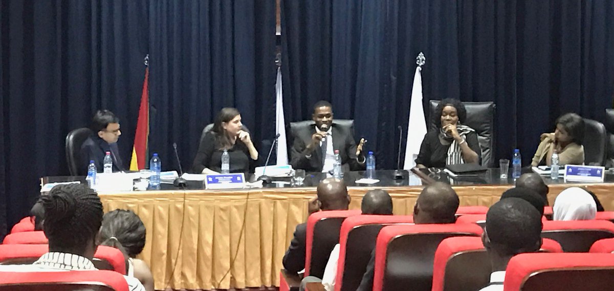 At the legal ethics program hosted by #ACLE in Ghana, a panel incl. <a href="/FordhamLawNYC/">Fordham Law</a> discusses ethics from an in-house counsel perspective.