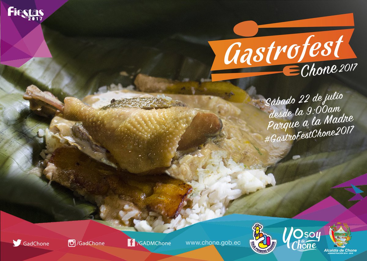mintur_zonal8's tweet photo. La gallina criolla en diferentes presentaciones podrás degustar en la #GastroFestChone2017. Ven y disfruta de la mejor comida manaba. https://t.co/CzTnMeNl8K