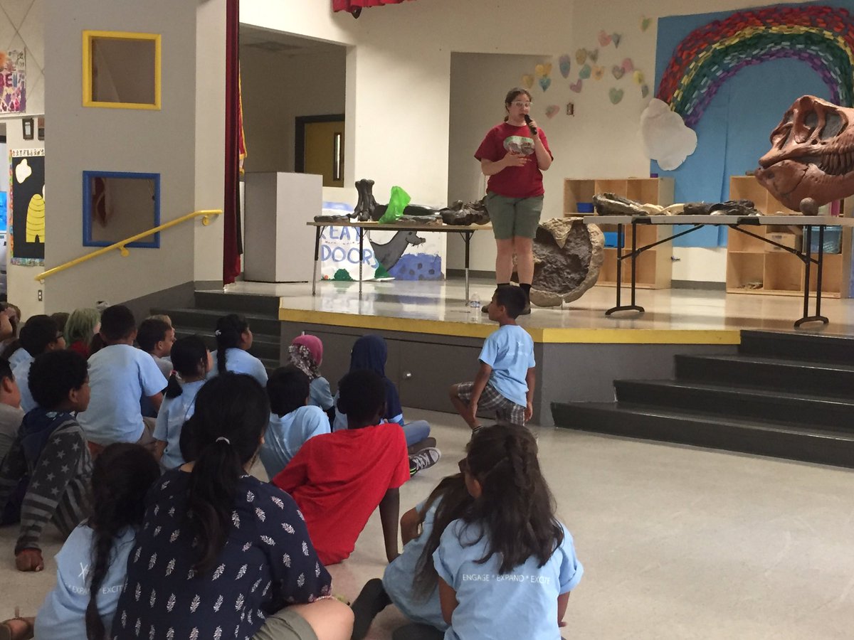 anniesmurphy's tweet photo. Dinosaur's Rock Summer Express assembly! Learning and having fun!! #cusdextensions #cusdrockstar @campbellusd https://t.co/7DCGQa76zq
