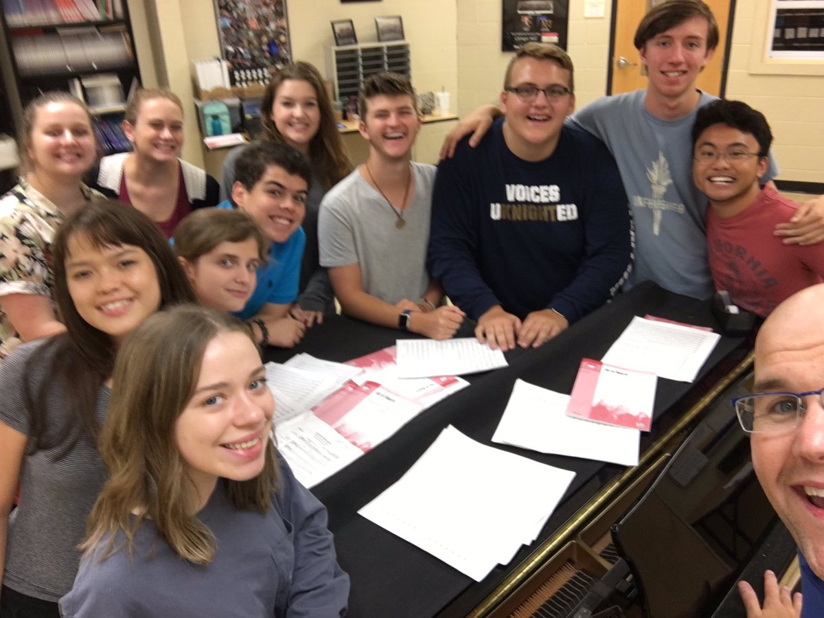 The end of two days of summer rehearsal for these Voices uKnighted members. Go <a href="/JPIIKNIGHTS/">Pope John Paul II HS</a>