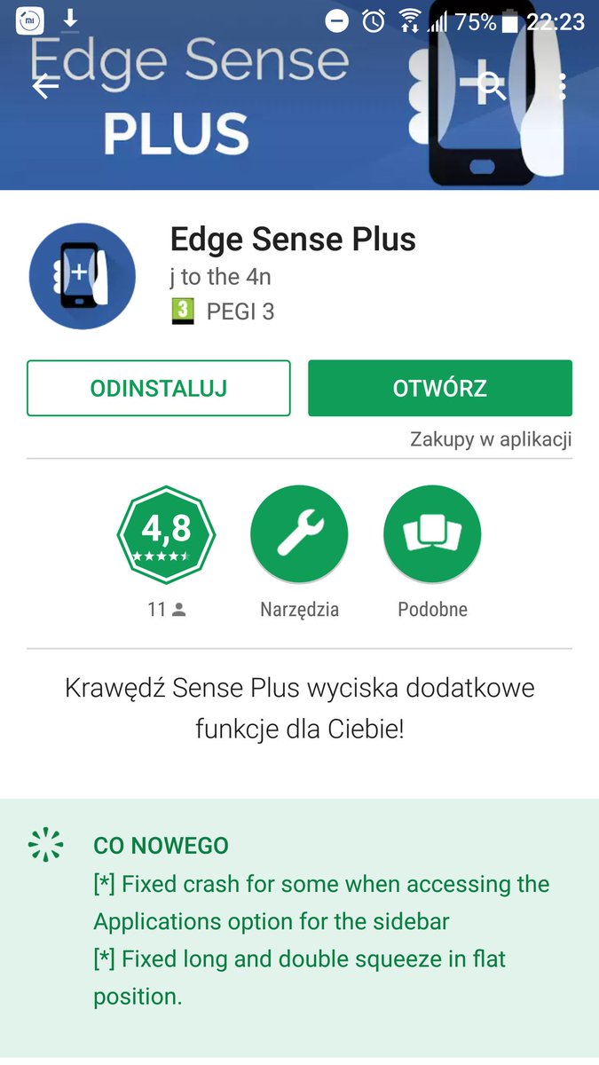 sardroid's tweet photo. Update for #EdgeSensePlus https://t.co/cZppIDEcTE