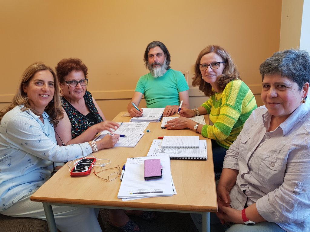 #b1course17 
The group study at home.