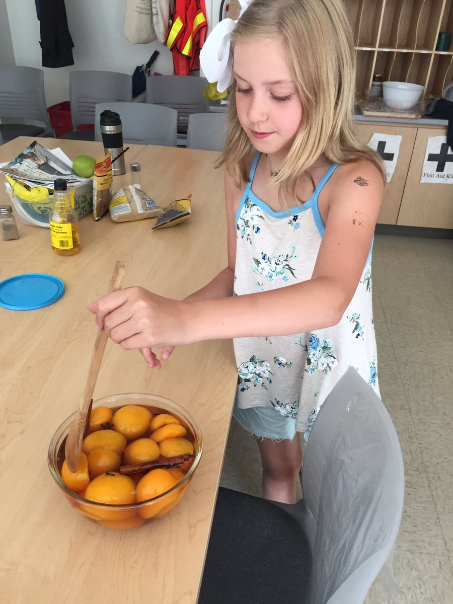 MsPallen15's tweet photo. "Kissin' Kate Barlows Famous Spiced Peaches" ππ Our novel study 'Holes' is coming to an end! #RCCDSBSummer #holes #baking #fractions https://t.co/MlcO2yJ78s