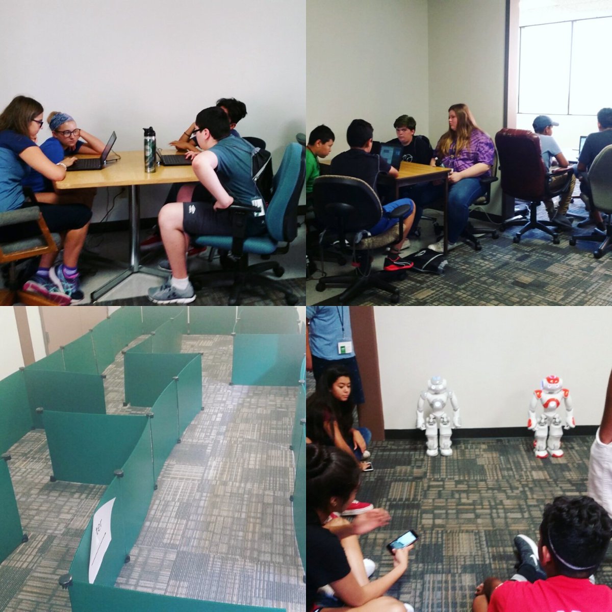 GraceHilt's tweet photo. Had an awesome time this week running through mazes and performing in plays with @BobbyHiLT as part of the TAMS middle school STEM camp! https://t.co/RXh0Q9h3d6