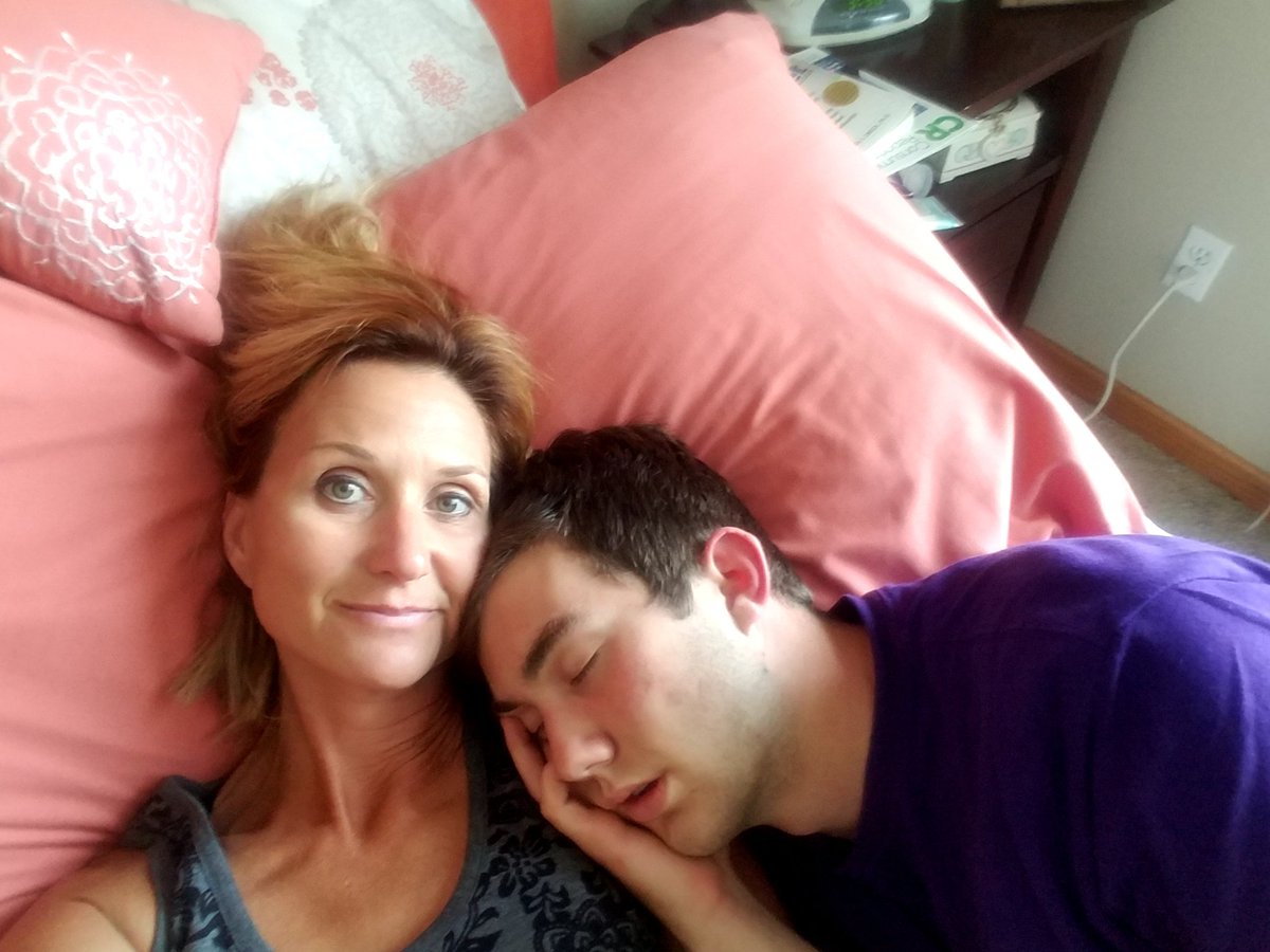 hapimom54's tweet photo. #CampMosh2017 Blake is a little worn out from today! https://t.co/jolWJDVdM6