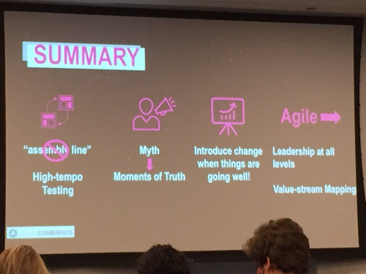 RyanDGibson's tweet photo. #Agilemarketing takes time- a commitment &amp; ongoing approach. Great presentation from Peter Francis &amp; @jimewel! #growcommerce17 #gc2017 https://t.co/y5ukbvjQmn