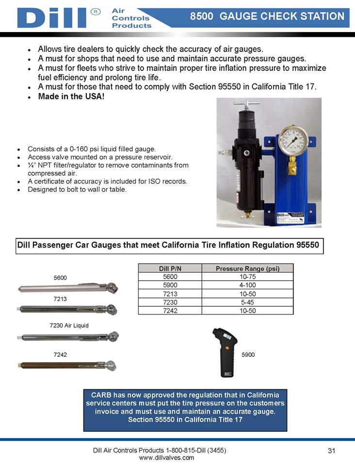 Dill Tpms Application Chart 2017