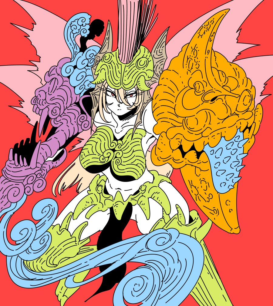 ９０年代の食玩みたいになったので途中で描くのやめた昔のやつ かふんの漫画