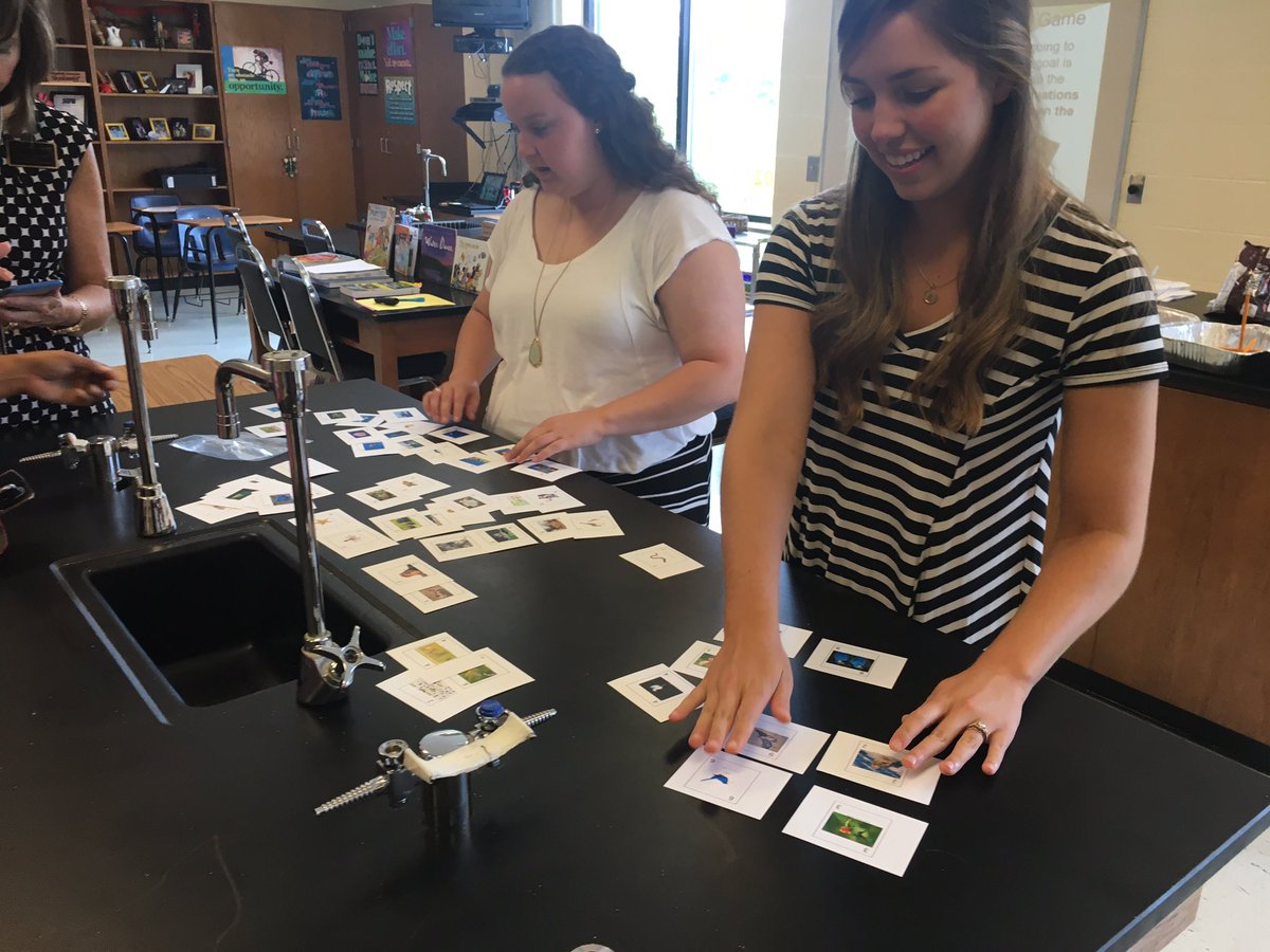 MrsAbbySandlin's tweet image. Kindergarten teachers sort animals by their physical features and discuss extension activities. #cobbNTA2017 #cobbscience
