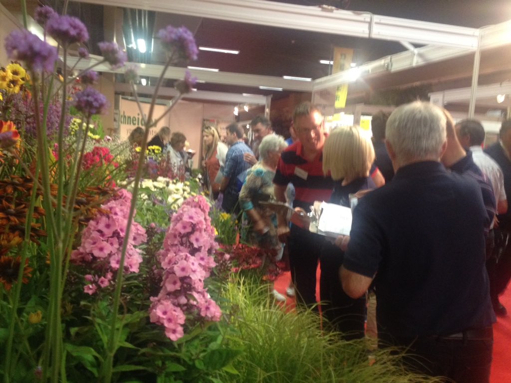 lovegardensjoan's tweet photo. The amazing Nuala & Joe of Young's Nursery @GLASIRELAND #GLAS2017 today. Fab plants, fab stall and fab supplier. Credit where credit due! https://t.co/R6gqo8wi2u