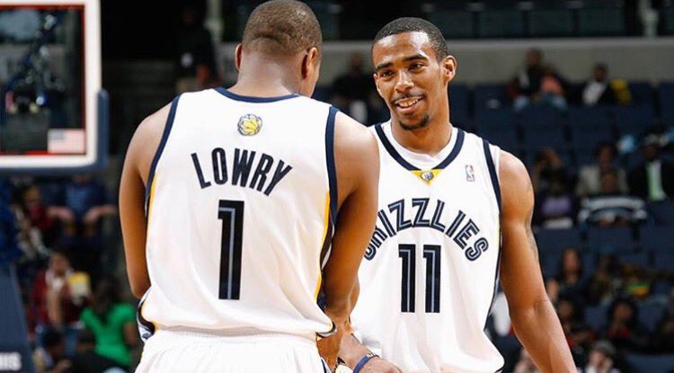 Timeless Sports on X: (2008) Mike Conley and Kyle Lowry on the