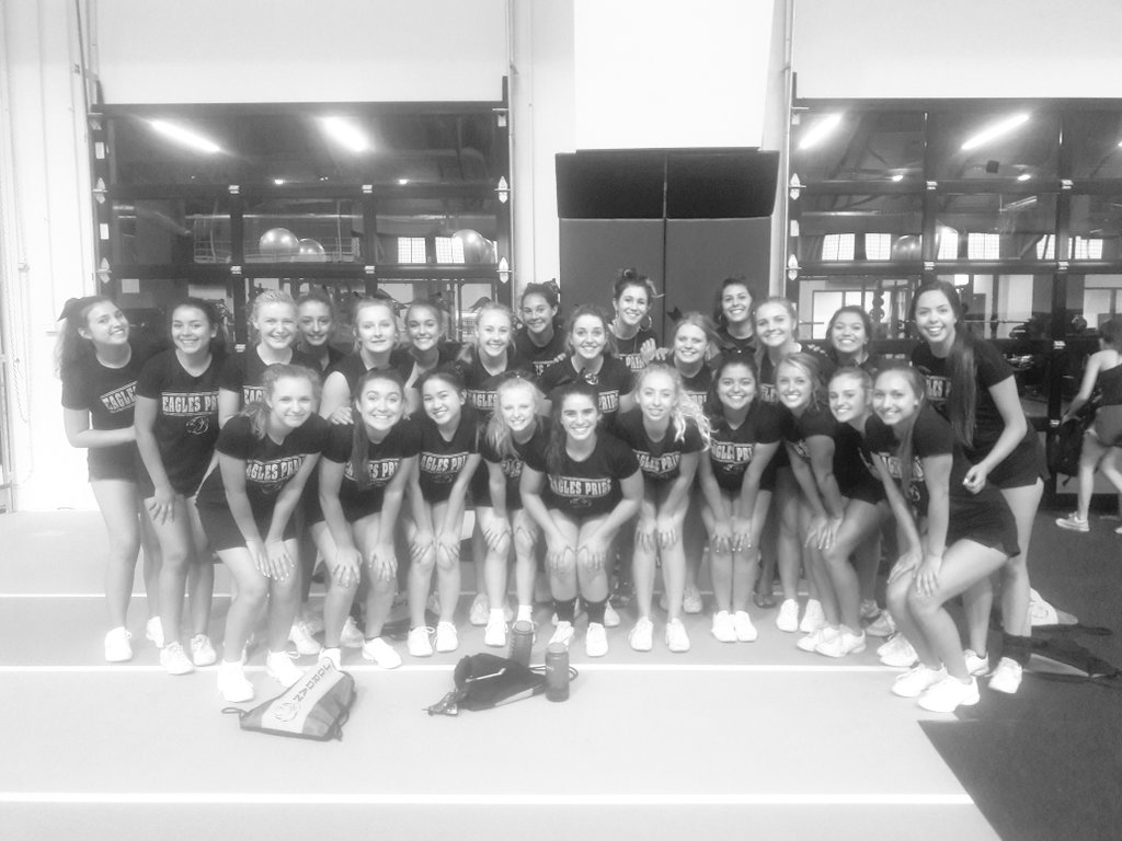 cheerfca's tweet photo. Cheer Camp Day 2! #eaglepride @fcasportsupdate https://t.co/ugYhSkDwMb