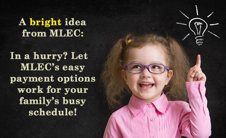 MLECpower's tweet photo. MLEC knows time is precious and is committed to helping our members with quick, easy payment options. https://t.co/ZiUcz2cqpj #MLECCommitted https://t.co/scflSEOVbt