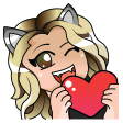 SheWolf342's tweet photo. Emotes have been submitted! the wait begins lol! Thank you @Tozfu for such amazing work! really happy with how these emotes turned out 😍😝🐺 https://t.co/rlrh2Y0hrj