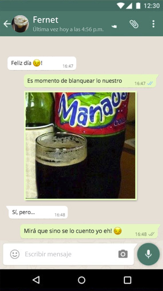 ManaosAR's tweet photo. @FernetBrancaARG @CocaColaAr Es hora de blanquear lo nuestro fernet...  #FelizDiaDelAmigo https://t.co/hYq5gwengD