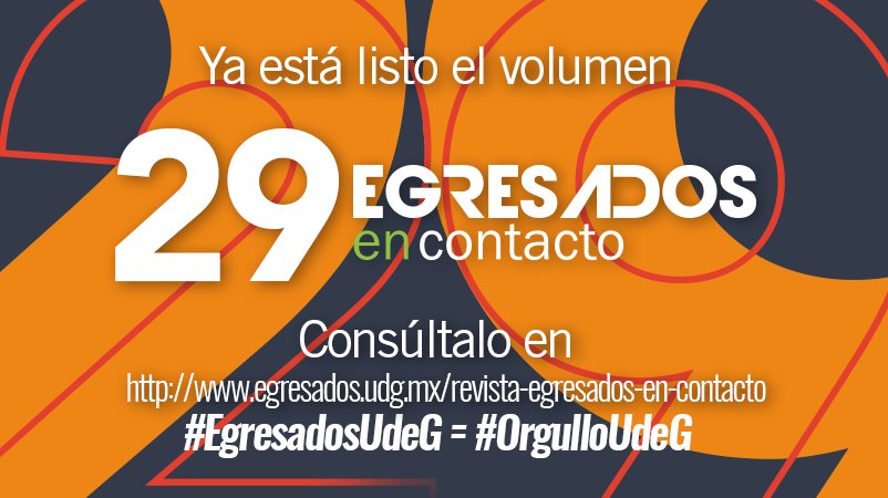 Coordinación de Egresados y Ex Alumnos de la UdeG tweet media