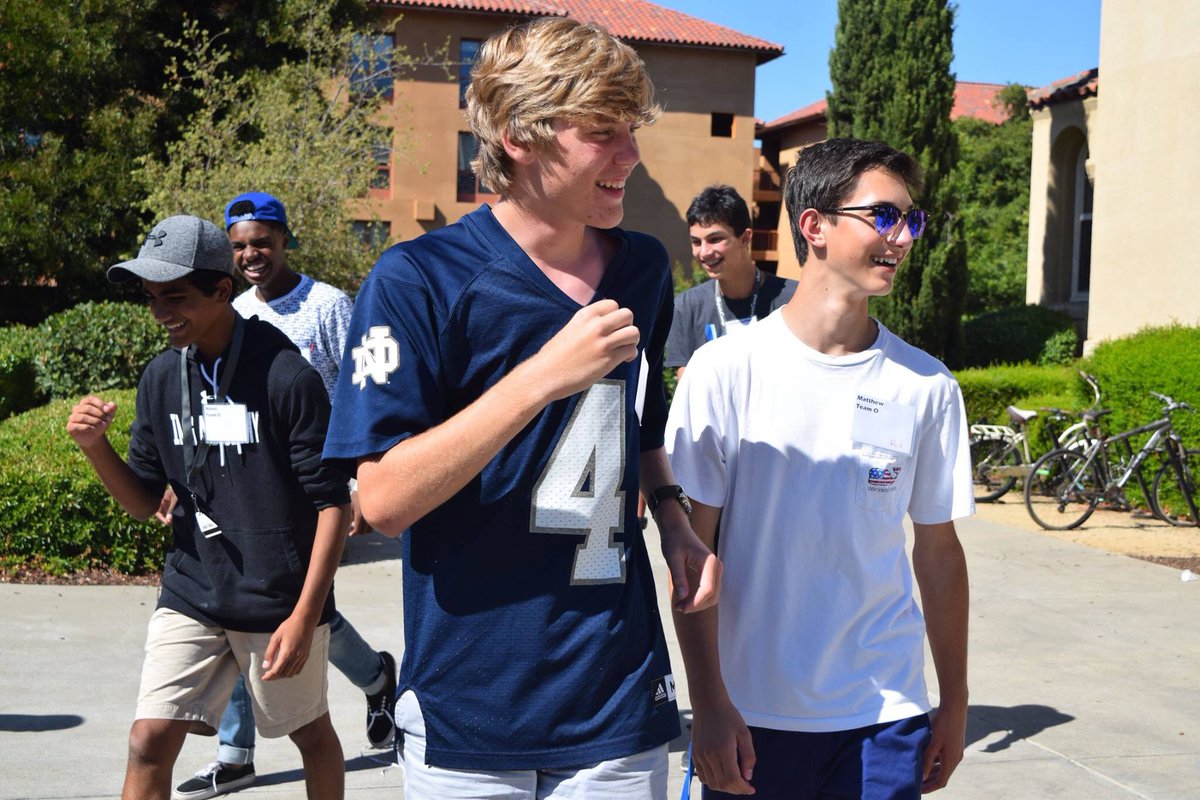 SuperCamp's tweet photo. Can't you just feel the excitement looking at these happy SuperCampers?? It's a great day here at Stanford! #SuperCamp2017 #ThisIsIt https://t.co/zb1D7W4WpD