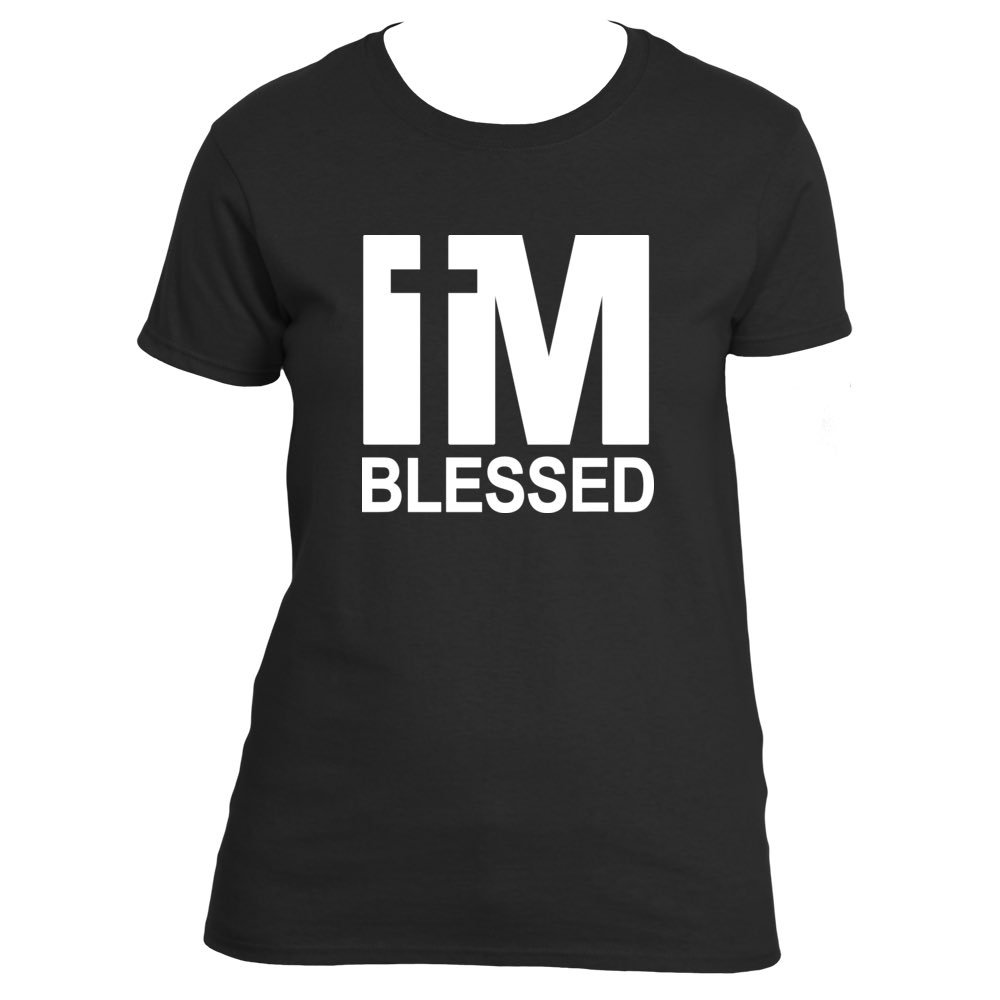 PACTfashion's tweet photo. The Im Blessed Women's Tee. You can also request other colors to rep your church, organization, or team.
#imblessed #shopPACTFashion https://t.co/dhCQf87DbW