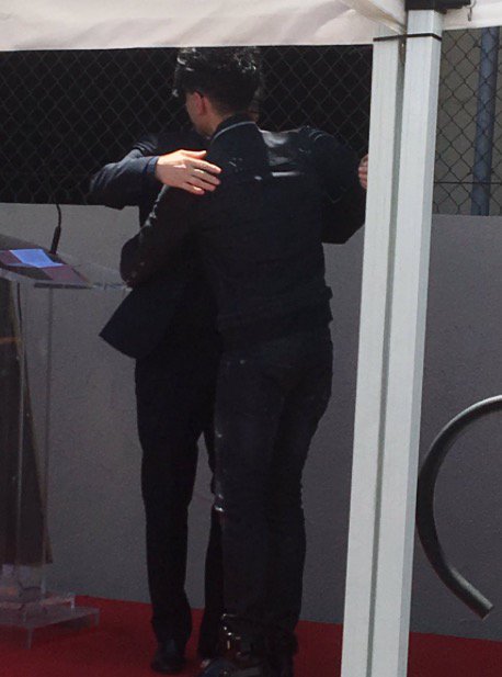 Inducting my best friend @CrissAngelPR into The Hollywood Walk Of Fame you deserve this more then anyone.