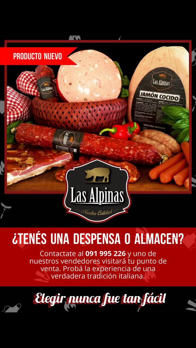 LasAlpinas's tweet photo. Qué tal si vamos preparando una rica picada?
Las Alpinas nuestra Calidad" https://t.co/tnwvyx26Dv