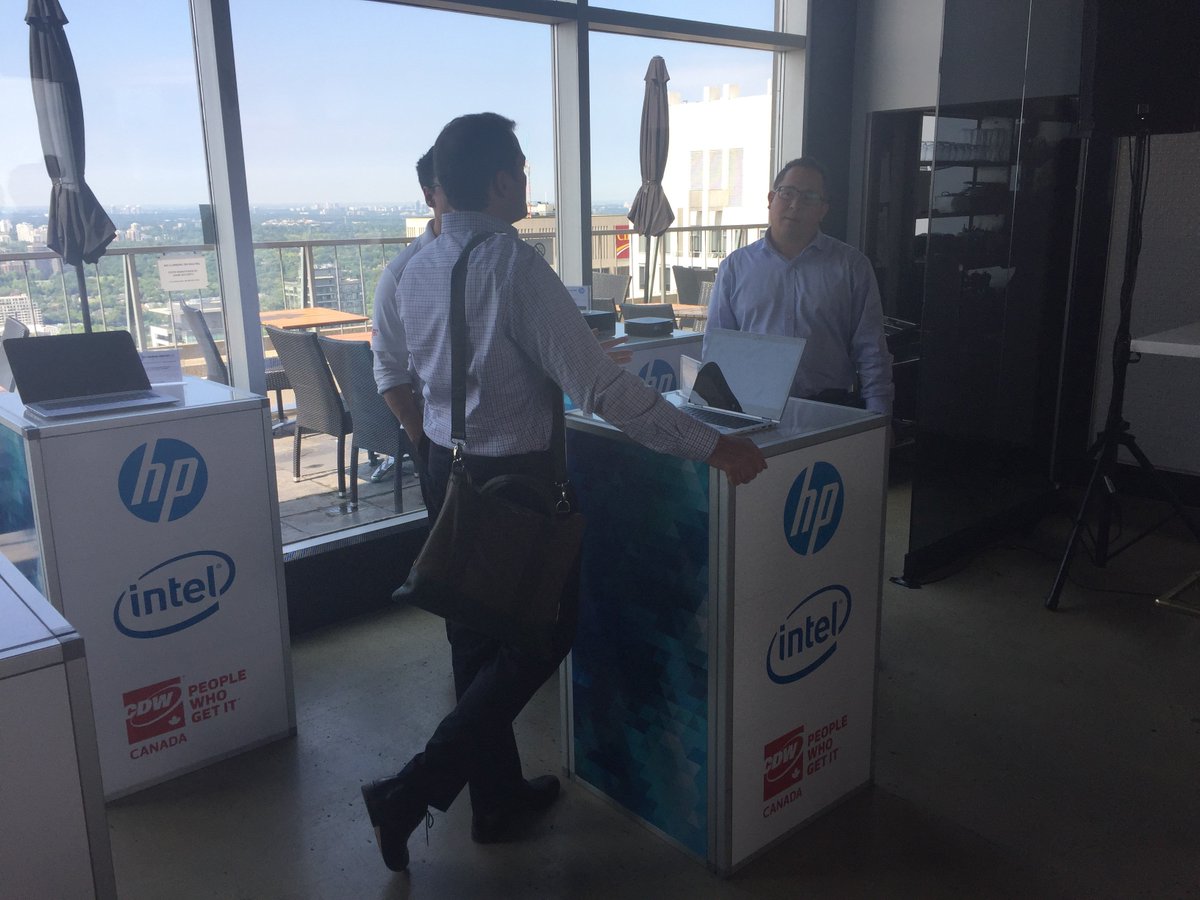 CDWCanada's tweet photo. Thank you to everyone who joined us at the @HPCanada + @intelcanada #EvolveIT event today! #cdwsocial #HPI #Intel https://t.co/CL4dGtJ4bF