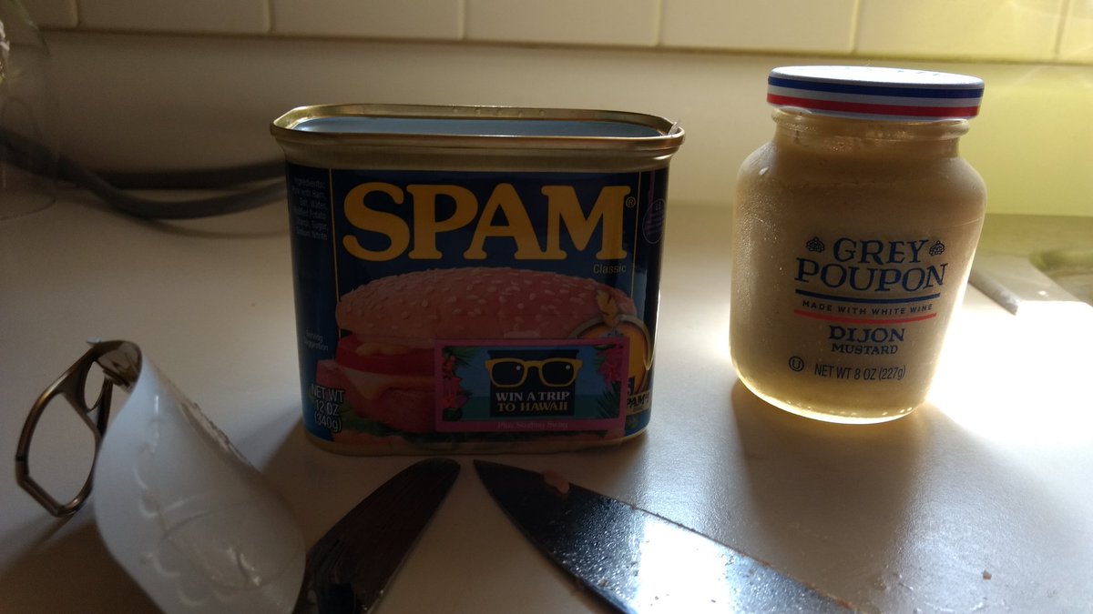 SNAXeverywhere's tweet photo. And God said LET THERE BE @SNAXeverywhere @SPAMbrand #GreyPoopOn https://t.co/93Qb9Eqco0
