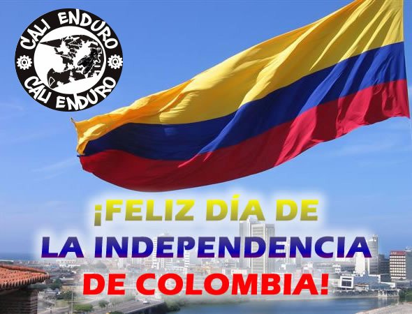 Cali_Enduro's tweet photo. Porque somos parte de un gran País ¡Feliz día de la Independencia! #CaliEnduro #FamiliaMotera https://t.co/DqQkUwMsxW