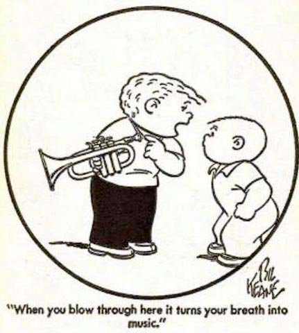 #TGIF and time for a smile.
"When you blow through here it turns your breath into music."--Bil Keane #fridayfunday #Friday #FridayFun #Jazz