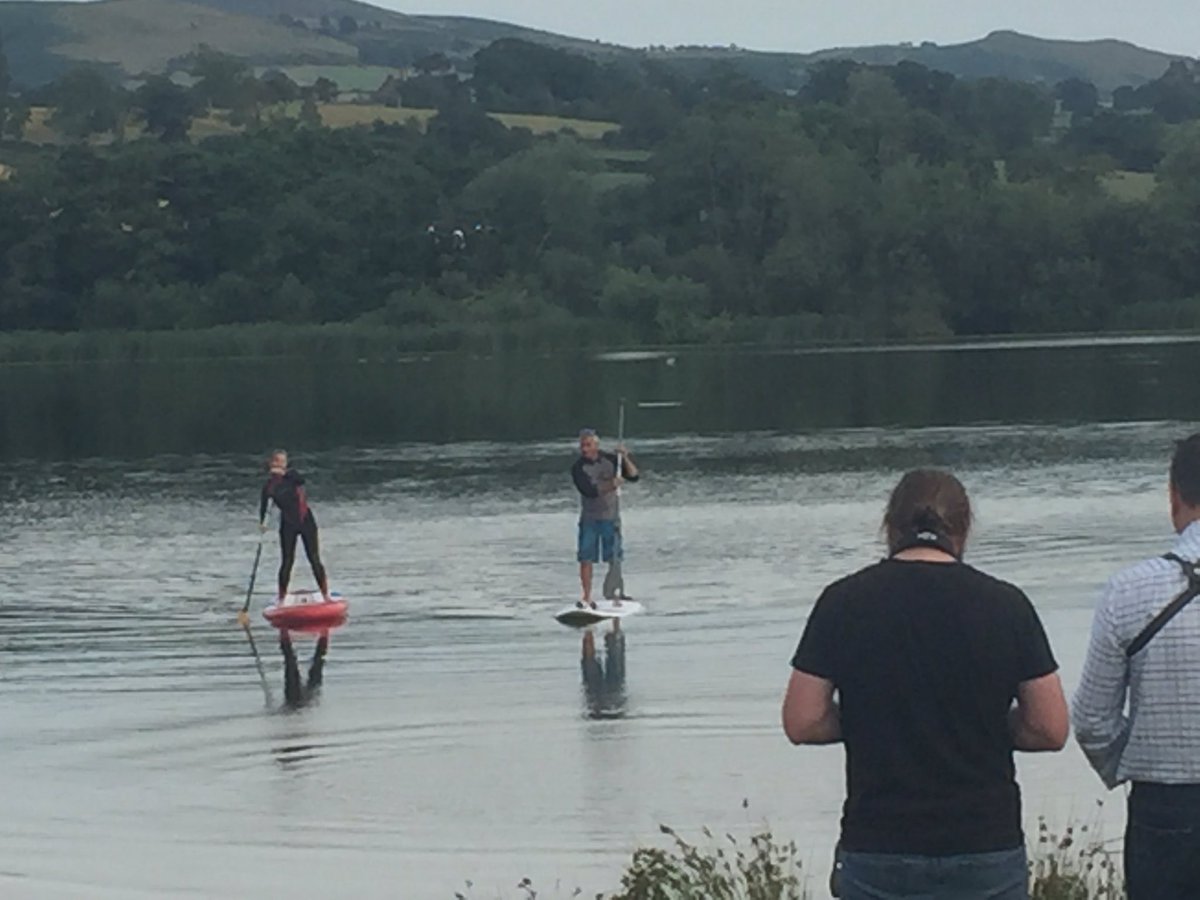My on screen wife Sallie takes to paddle boarding for the video - she smashed it! <a href="/swiftgroup/">Swift Group</a>