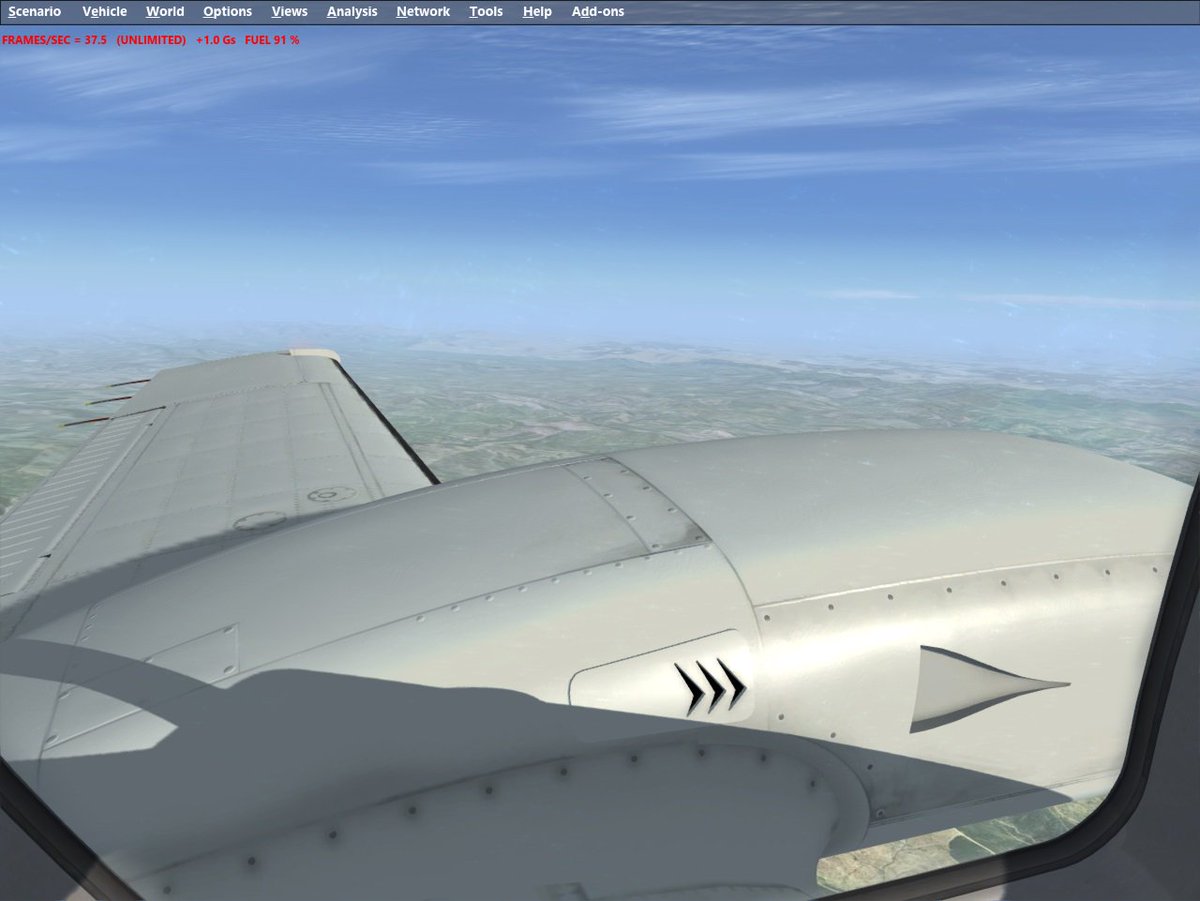 NoticiasAirSim's tweet photo. Hoy la vuelta de Sevilla a Cuatro Vientos. Como siempre con @MTSVA_TW :) Gran control de @byikjuan #IVAOESEnfotos @IVAOES https://t.co/ziKGSpeXUD