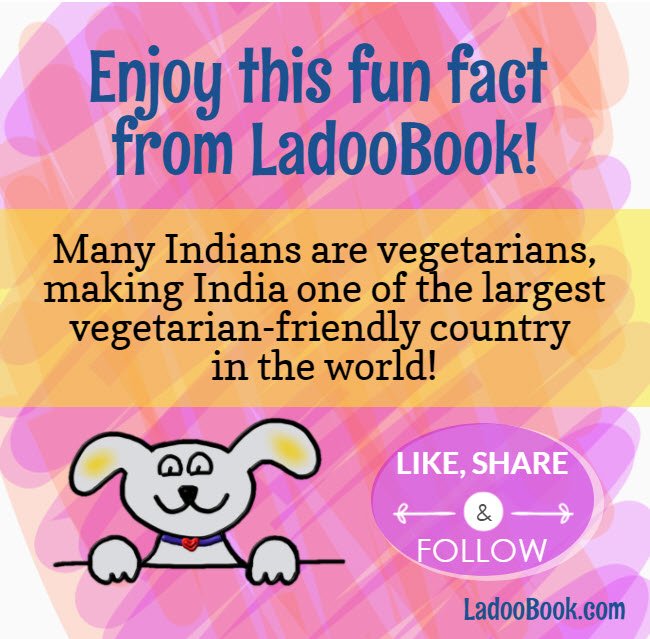 LadooBook's tweet photo. What do you think about this fun fact about Indian culture? #incredibleindia #desiculture #funfact #didyouknow #india #veggies #veggielover https://t.co/Z0HzbfI6RG