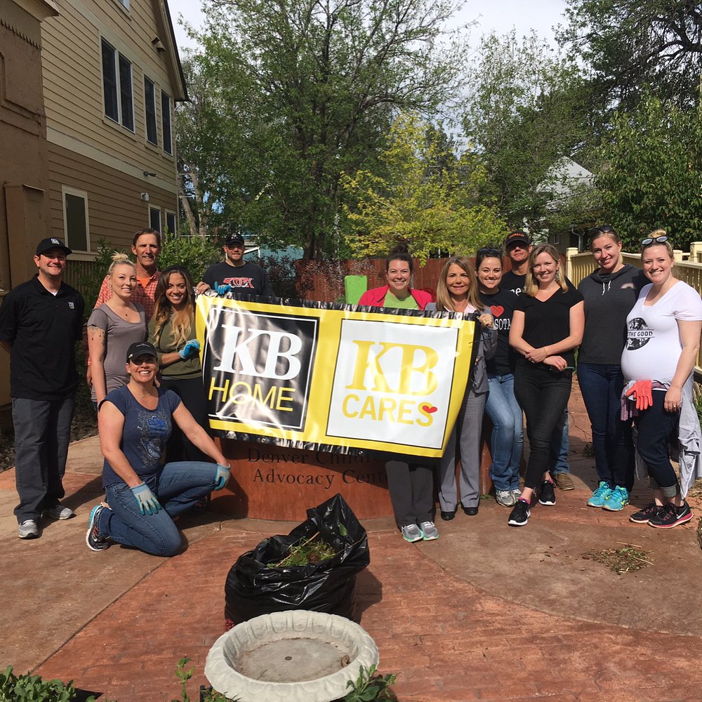kbhome's tweet photo. #TBT when our #KBHomeDenver team got the @DenverCAC campus ready for summer. #KBCares https://t.co/uKk7309cGR