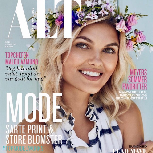 mformodelsblog's tweet photo. #LouiseMorckMikkelsen (Denmark's Next Top Model Cycle 4) grace the cover of #AltforDamerne June 2017 issue! So sweet! #TOPMODELWORKS #DNTM https://t.co/gEXMDAUqtv