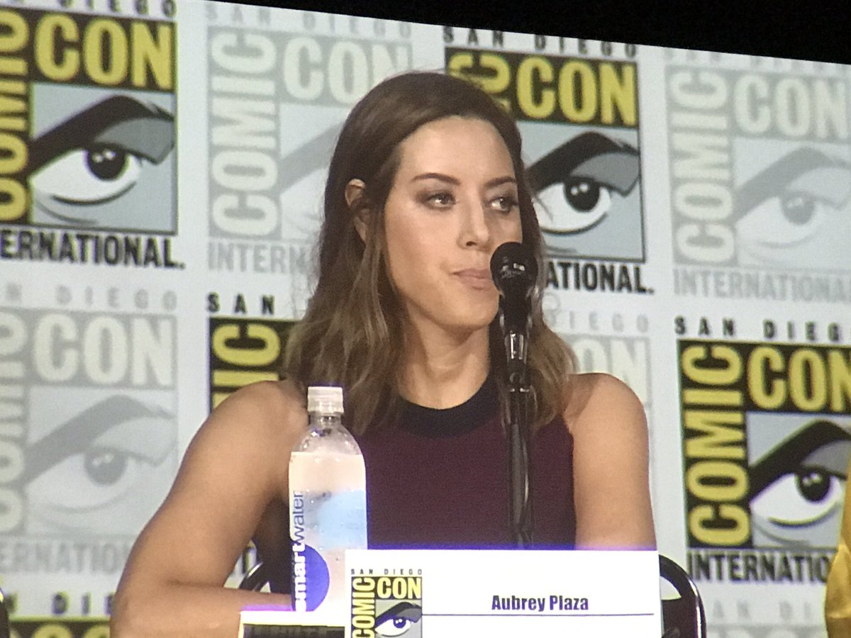 LegionFX's tweet photo. "It was a wild ride, man."-Aubrey Plaza on playing Lenny. #legionfx #fxsdcc https://t.co/peGxYvoyBc