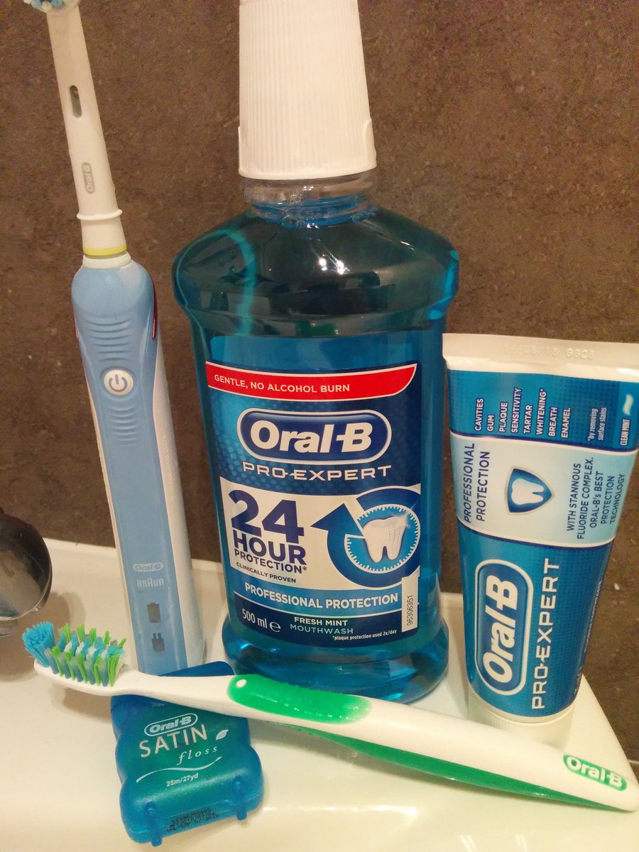 quigger's tweet photo. Hey @OralB how do I score on brand loyalty and dental hygiene? I do love your #proexpert products! Is the UK OralB twitter account active? https://t.co/pzNLCcrJ5Z