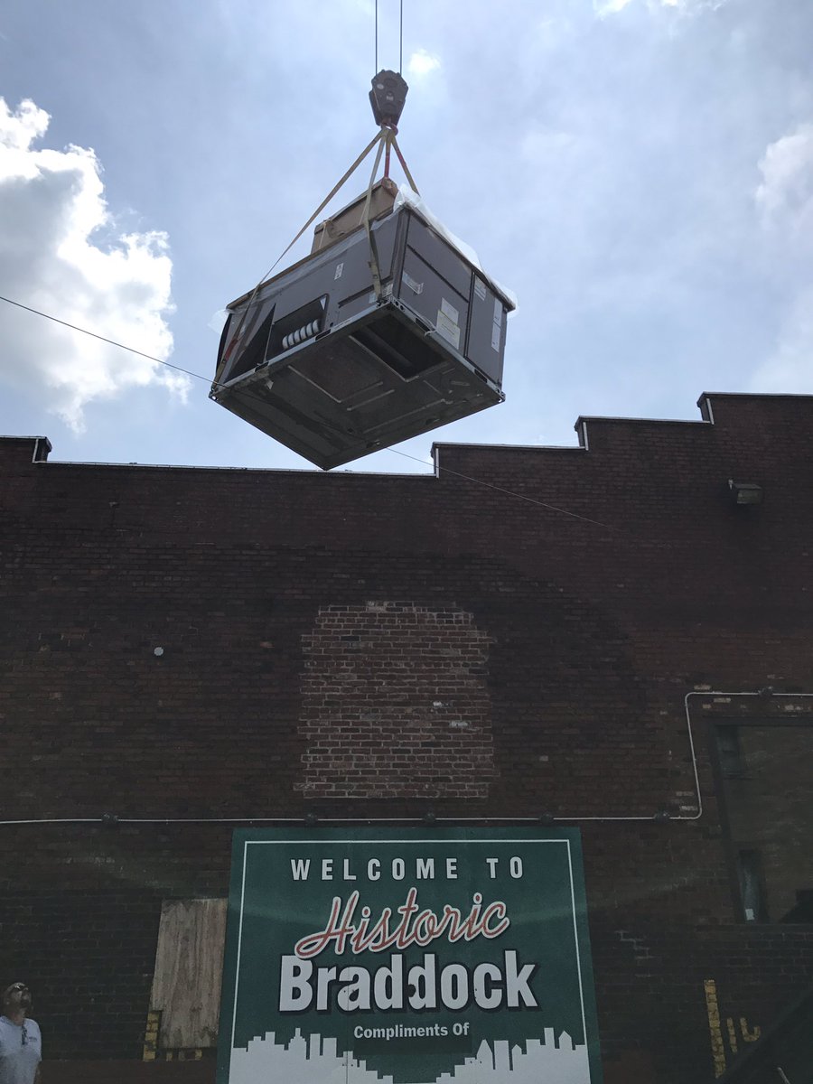barebones1's tweet photo. Things are dropping in. Welcome to historic #Braddock #barebonesblackbox #barebones #hvaclife #gettingthere https://t.co/299gson9FA